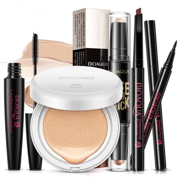 5Pcs\Lot BIOAQUA MakeUp Set Cusion BB Cream And Eyeliner Mascara 
5Pcs\Lot BIOAQUA MakeUp Set Cusion BB Cream And Eyeliner Mascara