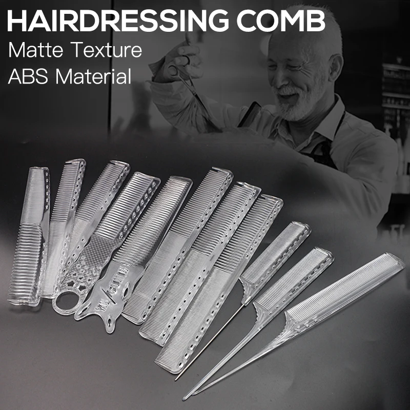 Transparent Cutting Hair Comb Hair Stylist Barber Comb Anti-static Cutting Comb Professional Hairdresser Comb Tool Hair Comb
Transparent Cutting Hair Comb Hair Stylist Barber Comb Anti-static Cutting Comb Professional Hairdresser Comb Tool Hair Comb