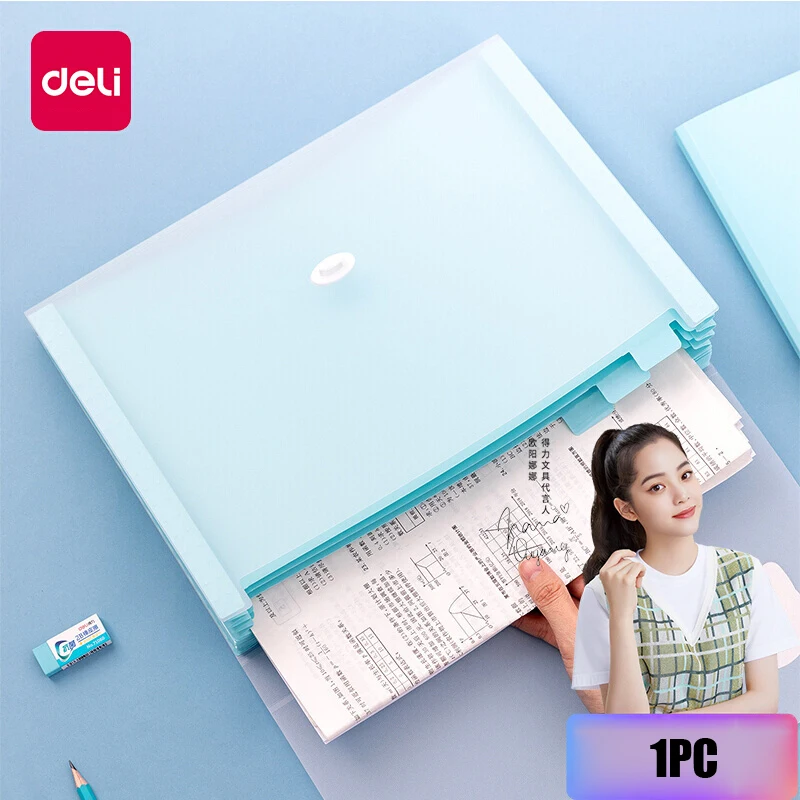 Deli 13 Grids Organ Box Bag Multi-layer Document A4 Information File Folder PP Large Capacity Portable Storage Office Supplies
Deli 13 Grids Organ Box Bag Multi-layer Document A4 Information File Folder PP Large Capacity Portable Storage Office Supplies