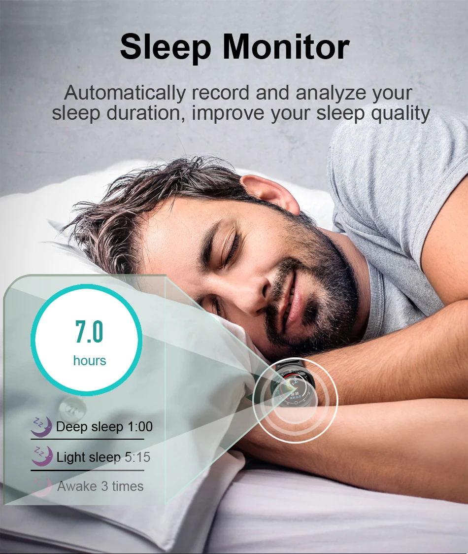Q28 Smart Watch IP67 Waterproof Wearable Device Bluetooth Pedometer Heart Rate Monitor Men Fashion SmartWatch For AndroidIOS (9)