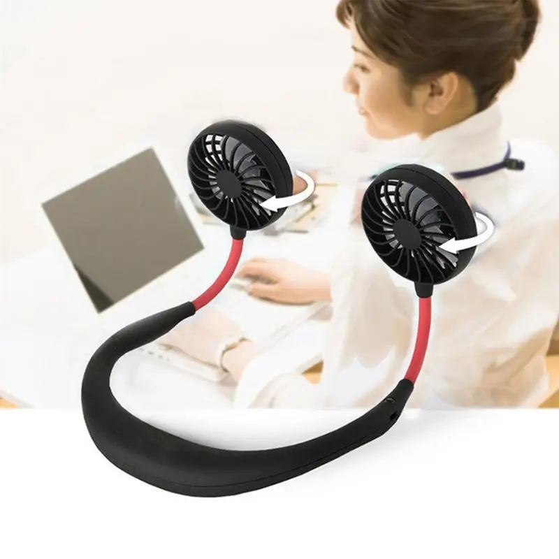 Hands-free Neck Band Hands-Free Hanging USB Rechargeable Dual Fan Mini Air Cooler Summer Portable
Hands-free Neck Band Hands-Free Hanging USB Rechargeable Dual Fan Mini Air Cooler Summer Portable
