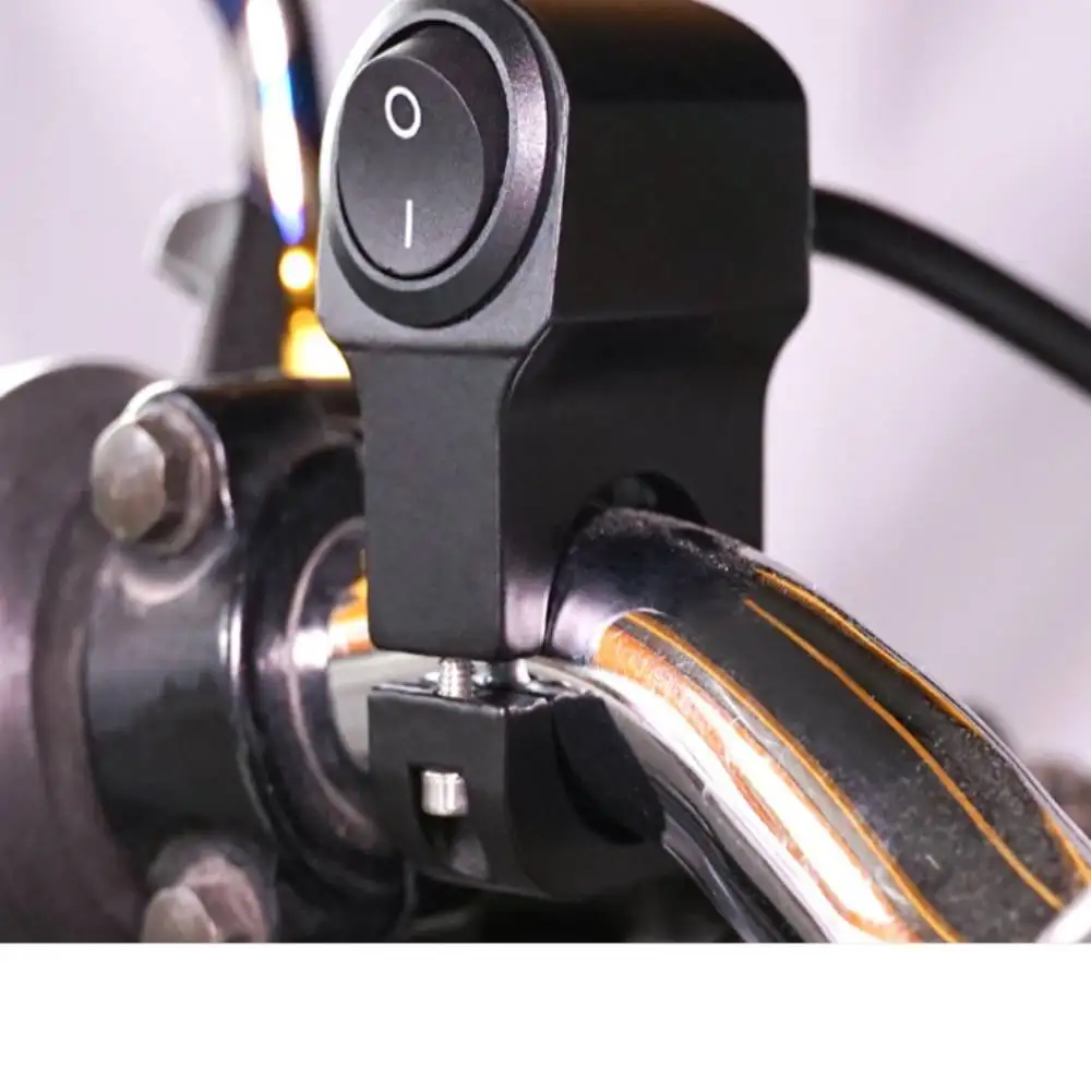 12 60V 10A черные мотоциклетные Алюминий сплав Руль головной светильник вкл/выкл