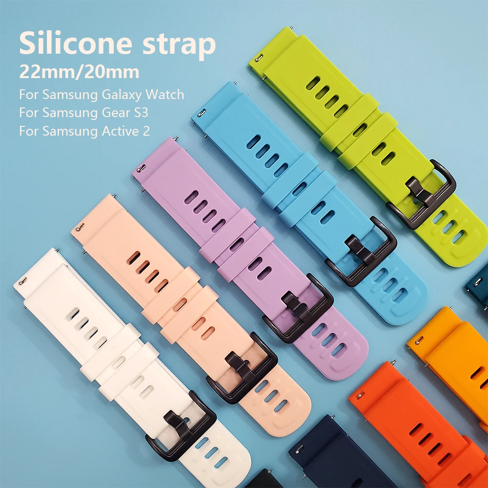 Silicone Wrist Strap For Samsung SM-R820 R830 R500 R600 R810 R800 R8050 Watch Band Active 2 44mm 40mm Gear S3 Watchband Bracelet
Silicone Wrist Strap For Samsung SM-R820 R830 R500 R600 R810 R800 R8050 Watch Band Active 2 44mm 40mm Gear S3 Watchband Bracelet