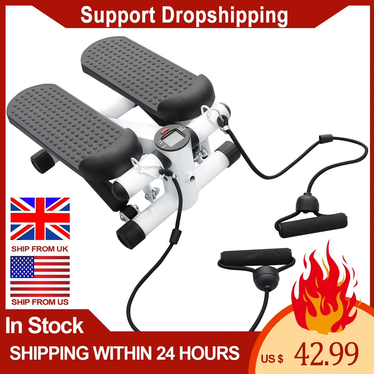 Multifunction Mini Exercise Bike Step Machine Home Gym Pedal Indoor Exerciser with Tote Strap for Home Office Adults Kids
Multifunction Mini Exercise Bike Step Machine Home Gym Pedal Indoor Exerciser with Tote Strap for Home Office Adults Kids