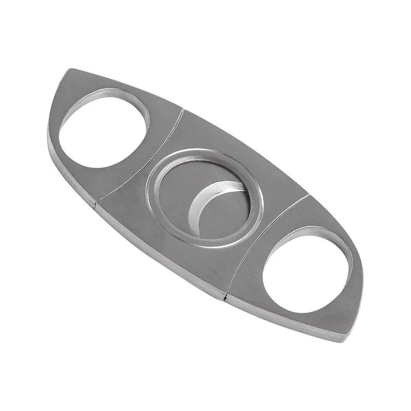 Stainless Steel Blade Cigar Cutter Sharp Sigaar Cutting Tool Cigars Guillotine Pocket Zigarren Cutter 
Stainless Steel Blade Cigar Cutter Sharp Sigaar Cutting Tool Cigars Guillotine Pocket Zigarren Cutter