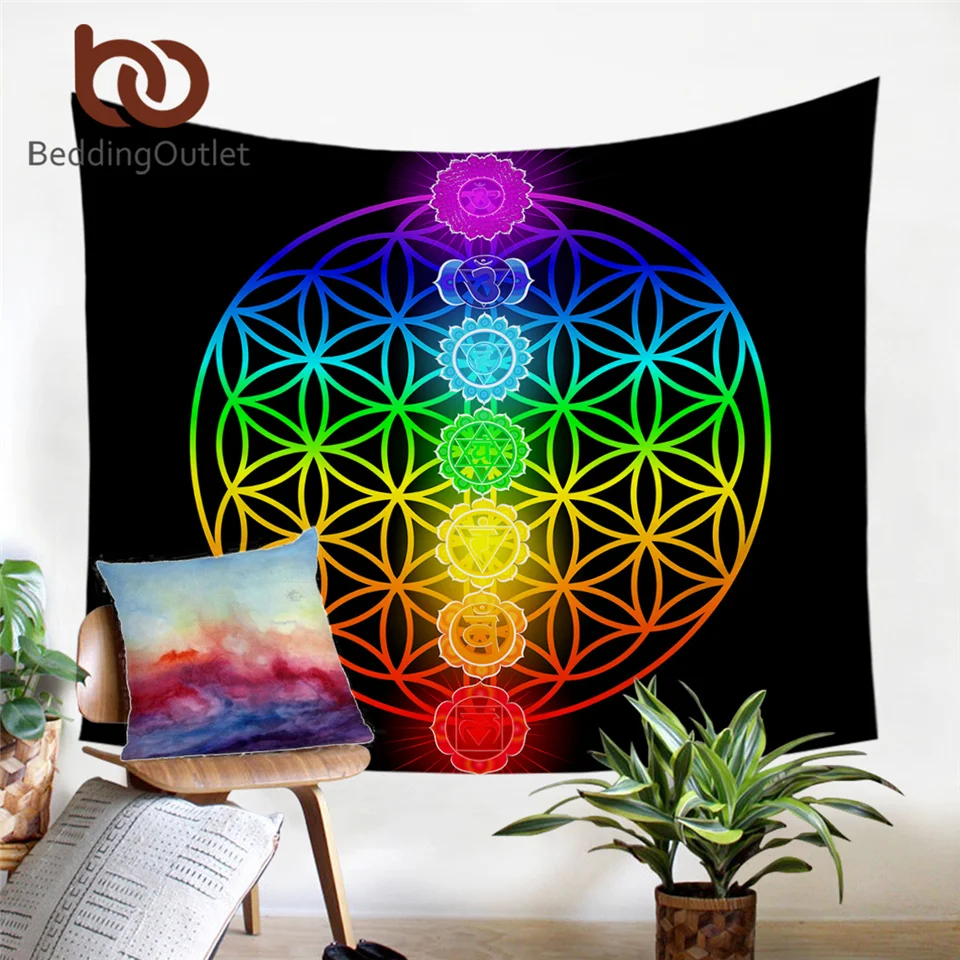 BeddingOutlet Chakra Wall Hanging Zen Theme Beach Mat Colorful Wall Tapestry Flower of Life Tapisserie Rainbow Colors Sheets
BeddingOutlet Chakra Wall Hanging Zen Theme Beach Mat Colorful Wall Tapestry Flower of Life Tapisserie Rainbow Colors Sheets