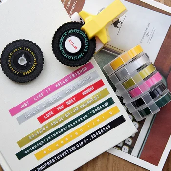 Mini 3D Embossing Printer with 5pcs PVC Label Tapes DIY Hand Label Maker Manual Tape Manual Typewriter Lettering Machine
Mini 3D Embossing Printer with 5pcs PVC Label Tapes DIY Hand Label Maker Manual Tape Manual Typewriter Lettering Machine
