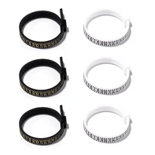 1set Rubber US Ring Sizer Black/White 11.3cm Length with Bronzing Scale Ring Measurer For DIY Jewelry Making Accessories
1set Rubber US Ring Sizer Black/White 11.3cm Length with Bronzing Scale Ring Measurer For DIY Jewelry Making Accessories