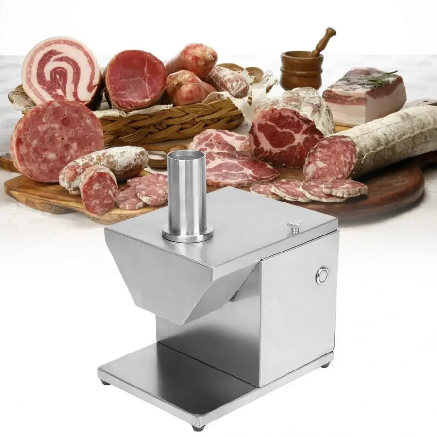 Electric Cutting Machine Stainless Steel Adjustable Sausage Cutter Kitchen Tool EU Plug 220V Kitchen Cooking Accessories
Electric Cutting Machine Stainless Steel Adjustable Sausage Cutter Kitchen Tool EU Plug 220V Kitchen Cooking Accessories