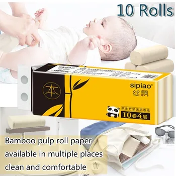 10 Rolls Soft Toilet Paper Tissue 3-layer Household Rollss Paper Without Adjunct Non-Smell Home Bathroom Kitchen Accessories
10 Rolls Soft Toilet Paper Tissue 3-layer Household Rollss Paper Without Adjunct Non-Smell Home Bathroom Kitchen Accessories