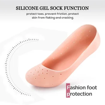 Silicone Boat Socks Prevent Dry Feet Moisturize Rejuvenate Skin Protect Soles and Heels Anti Feet Cracking A66
Silicone Boat Socks Prevent Dry Feet Moisturize Rejuvenate Skin Protect Soles and Heels Anti Feet Cracking A66