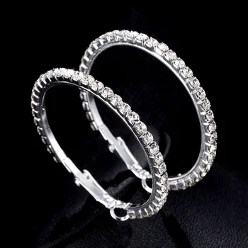 2020 Oversized Crystal Round Hoop Earrings For Women Fashion Korean Rhinestone 30-100 Circle Hoop Earrings Jewelry Party Gift
2020 Oversized Crystal Round Hoop Earrings For Women Fashion Korean Rhinestone 30-100 Circle Hoop Earrings Jewelry Party Gift