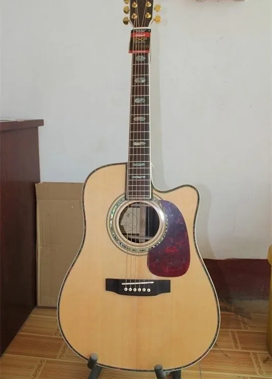 2018 New + Factory + cutaway acoustic guitar solid spruce top single cut acoustic electric guitar KSG OEM classic folk acoustic
2018 New + Factory + cutaway acoustic guitar solid spruce top single cut acoustic electric guitar KSG OEM classic folk acoustic