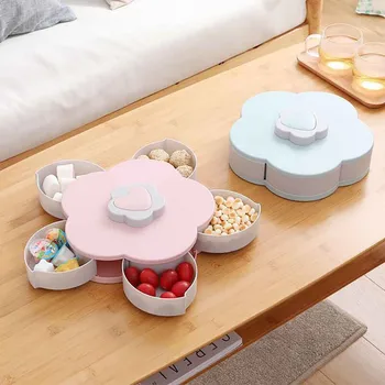 Candy Storage Bloom Rotating Snack Box Flower Design Candy Food Storage Box Jewelry Organizer Desktop Snack Storage Drawer
Candy Storage Bloom Rotating Snack Box Flower Design Candy Food Storage Box Jewelry Organizer Desktop Snack Storage Drawer