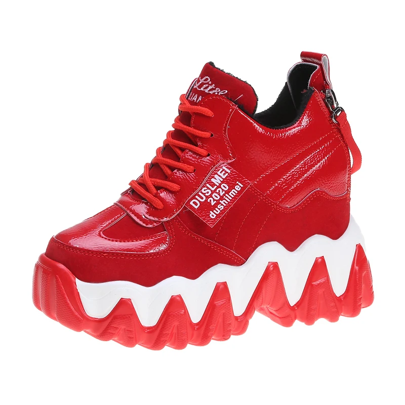 Super High Heels Platform Shoes Women Vulcanized Shoes Lace-up Sneakers Women Casual Round Toe Wedges Shoes for Women Spring New
Super High Heels Platform Shoes Women Vulcanized Shoes Lace-up Sneakers Women Casual Round Toe Wedges Shoes for Women Spring New