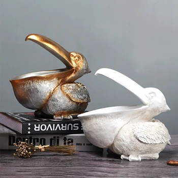 Toucan Pelican Statue Key Storage Sculpture figurine Storage Basket Animal Bird Home desktop decoration Ornaments Art Decor
Toucan Pelican Statue Key Storage Sculpture figurine Storage Basket Animal Bird Home desktop decoration Ornaments Art Decor