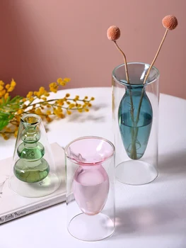 Modern glass vase terrarium Internal design hydroponic systems flower vases for weddings living room home decoration
Modern glass vase terrarium Internal design hydroponic systems flower vases for weddings living room home decoration