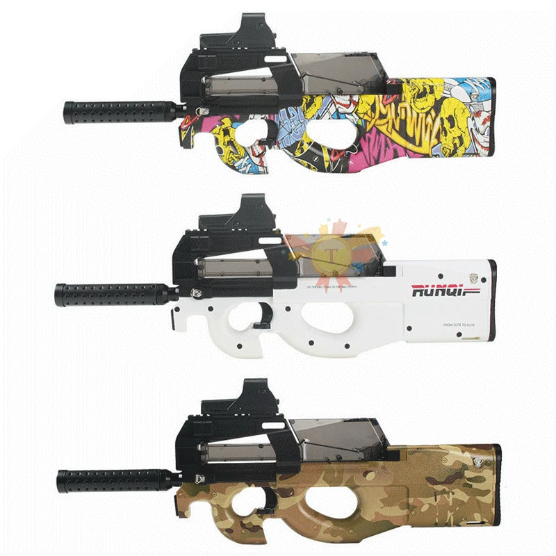 P90 Electric Toy GUN Water Bullet Bursts Gun Graffiti Edition Live CS Assault Snipe Weapon Outdoor Pistol Toys
P90 Electric Toy GUN Water Bullet Bursts Gun Graffiti Edition Live CS Assault Snipe Weapon Outdoor Pistol Toys