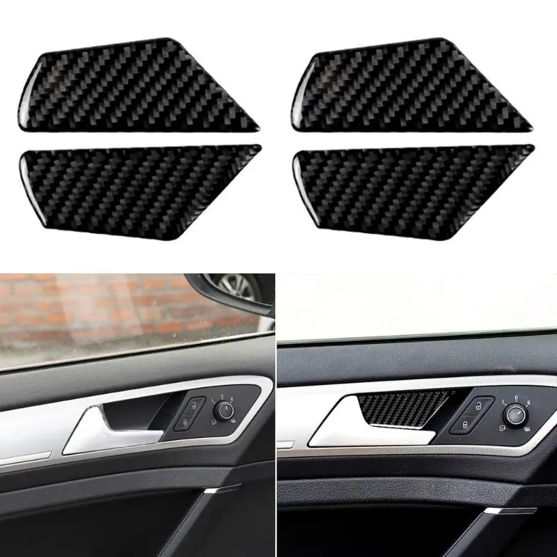4pcs Carbon Fiber Auto Car Interior Door Handle Bowl Cover Trim Stickers for VW Golf Mk7/GTI/R/GTE/GTD 2013-2017 Car Accessories
4pcs Carbon Fiber Auto Car Interior Door Handle Bowl Cover Trim Stickers for VW Golf Mk7/GTI/R/GTE/GTD 2013-2017 Car Accessories