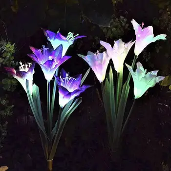 2/4Pcs Solar Garden Light Simulation Flower Shape LED Light Lily Shape Solar Powered Landscape Lamp Lawn Garden Night Light
2/4Pcs Solar Garden Light Simulation Flower Shape LED Light Lily Shape Solar Powered Landscape Lamp Lawn Garden Night Light