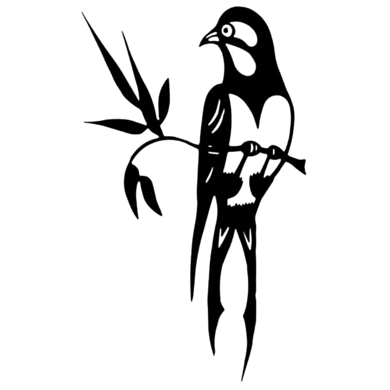 

17*10.2cm BIRD ON A TREE,ANIMALS, CAR DECAL STICKER Funny Car Window Bumper Novelty JDM Drift Vinyl Decal Sticker