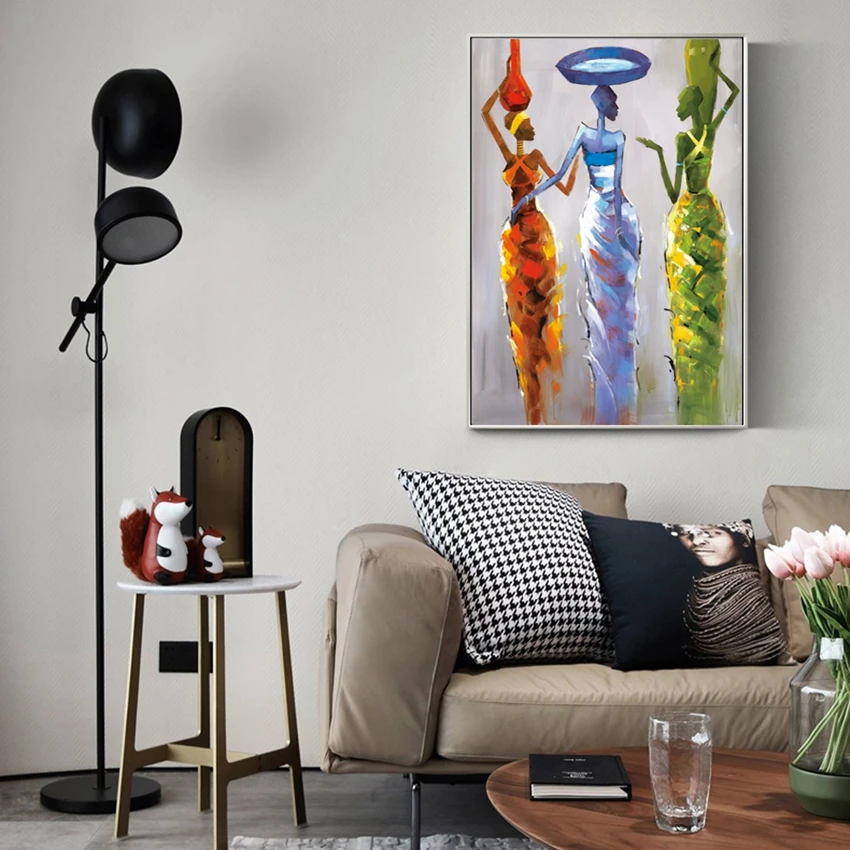 Abstract African Woman Art Handmade Oil Painting Canvas Wall Decor Art Unframed Modern Home Wall Decor Free Shipping Painting
Abstract African Woman Art Handmade Oil Painting Canvas Wall Decor Art Unframed Modern Home Wall Decor Free Shipping Painting