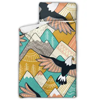 Ethnic Mountains And Eagles Mattress Toddler Nap Mat Sleeping Pad Kindergarten Children Bedding Set With Pillow
Ethnic Mountains And Eagles Mattress Toddler Nap Mat Sleeping Pad Kindergarten Children Bedding Set With Pillow
