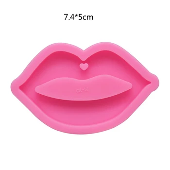 2020 New DIY Kiss Sexy Lips Mouth Shape Keychain Silicone Mold with Hole Art Craft Tools 
2020 New DIY Kiss Sexy Lips Mouth Shape Keychain Silicone Mold with Hole Art Craft Tools