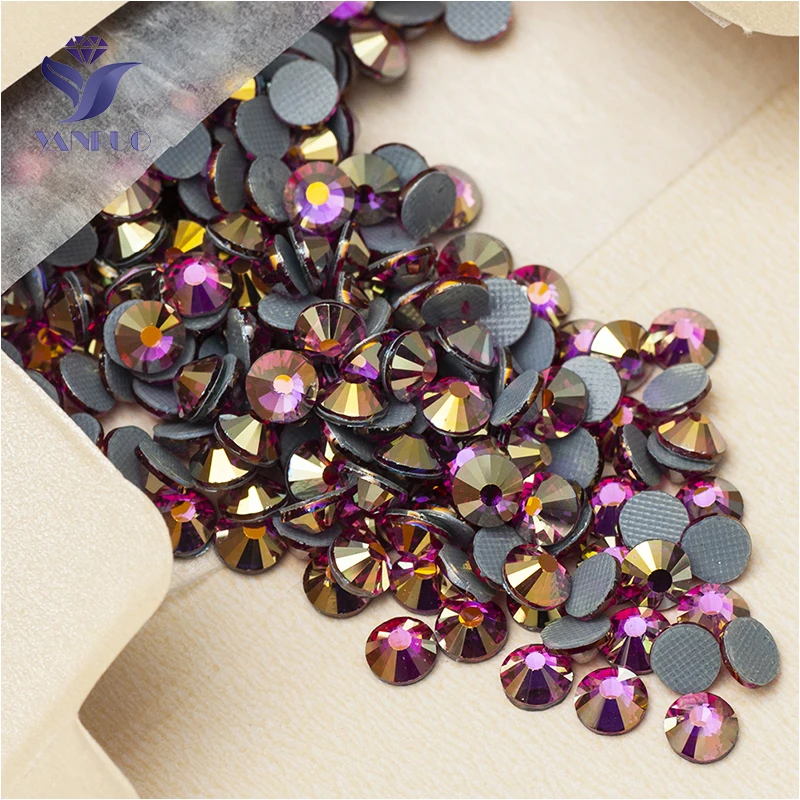 YANRUO 2058HF All Sizes Fuchsia AB Flatback Strass Iron On Hotfix Glass Rhinestones Crystal Stone For Clothing
YANRUO 2058HF All Sizes Fuchsia AB Flatback Strass Iron On Hotfix Glass Rhinestones Crystal Stone For Clothing