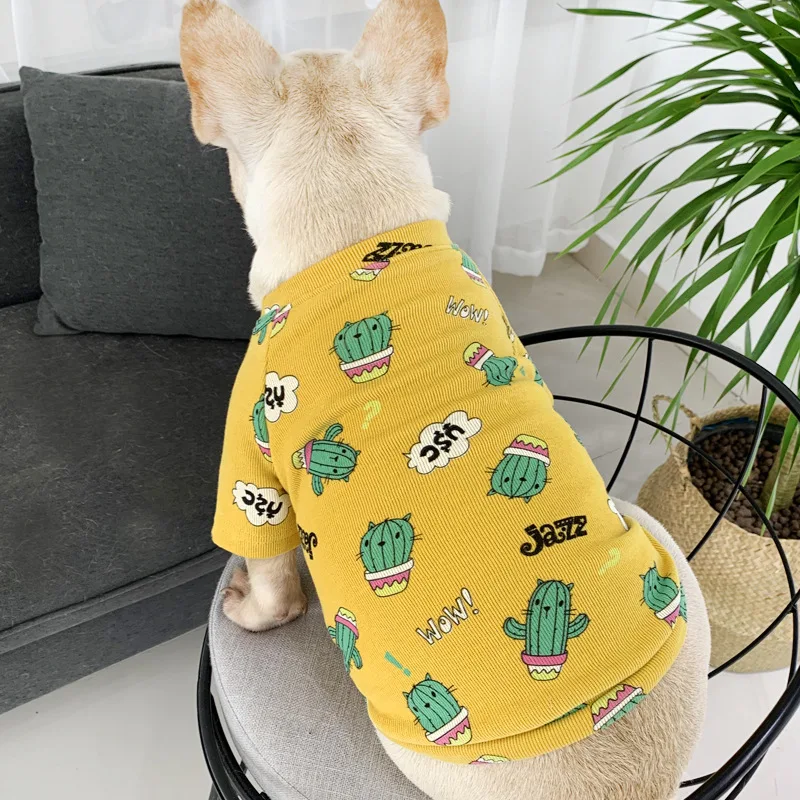 Cactus Print Dog Clothes for Small Dogs Costume Chihuahua French Bulldog Coat Cat Jacket Soft Cotton Sweater Pet Clothing XQ159
Cactus Print Dog Clothes for Small Dogs Costume Chihuahua French Bulldog Coat Cat Jacket Soft Cotton Sweater Pet Clothing XQ159