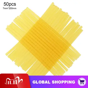 50pcs/set 7mm x 200mm Transparent Yellow Strong Viscose Hot-melt Gun Glue Sticks DIY Tools for Glue Gun Repair Tools Accessories
50pcs/set 7mm x 200mm Transparent Yellow Strong Viscose Hot-melt Gun Glue Sticks DIY Tools for Glue Gun Repair Tools Accessories