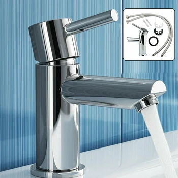 Mono Mixer Brass+Steel Faucet Tap For Bathroom Basin Sink+Inlet Hoses 60cm Installation Instruction 2020
Mono Mixer Brass+Steel Faucet Tap For Bathroom Basin Sink+Inlet Hoses 60cm Installation Instruction 2020