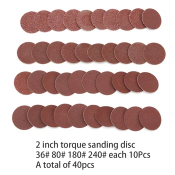 40pcs/set 2 Inch 36/80/180/240 Grit R Type Roll Lock Sanding Abrasive Disc Roll Lock Coarse Sandpaper For Polishing Tools
40pcs/set 2 Inch 36/80/180/240 Grit R Type Roll Lock Sanding Abrasive Disc Roll Lock Coarse Sandpaper For Polishing Tools