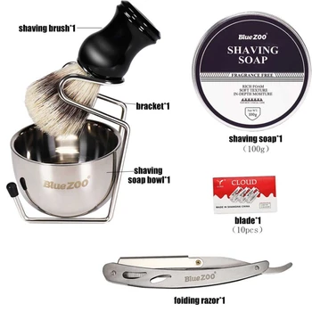 Men's Facial Care And Shaving Kit Shaving Cream Shaving Brush And Foam Bowl Series 6 Piece Men's Shaving & Grooming Sets
Men's Facial Care And Shaving Kit Shaving Cream Shaving Brush And Foam Bowl Series 6 Piece Men's Shaving & Grooming Sets