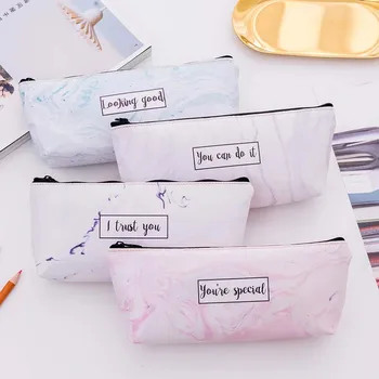 Student Creative Stationery Marble Pattern PU Multifunctional Zipper Large Capacity 2020 School Pencil Case Office Supplies Gift
Student Creative Stationery Marble Pattern PU Multifunctional Zipper Large Capacity 2020 School Pencil Case Office Supplies Gift