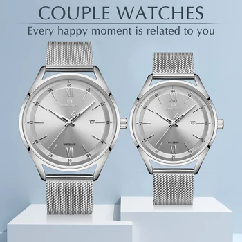 NAVIFORCE 2020 New Couple Watches Top Brand Fashion Luxury Watch for Men and Women Simple Waterproof Lovers Quartz Wrist Watch
NAVIFORCE 2020 New Couple Watches Top Brand Fashion Luxury Watch for Men and Women Simple Waterproof Lovers Quartz Wrist Watch