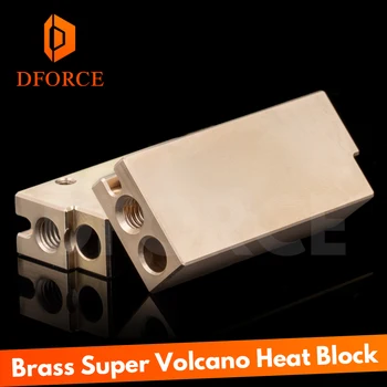 DFORCE Super Volcano Heat Block Fast printing large flow for 1,75/28.5/3.0mm Compatible with V6 TITANAERO
DFORCE Super Volcano Heat Block Fast printing large flow for 1,75/28.5/3.0mm Compatible with V6 TITANAERO