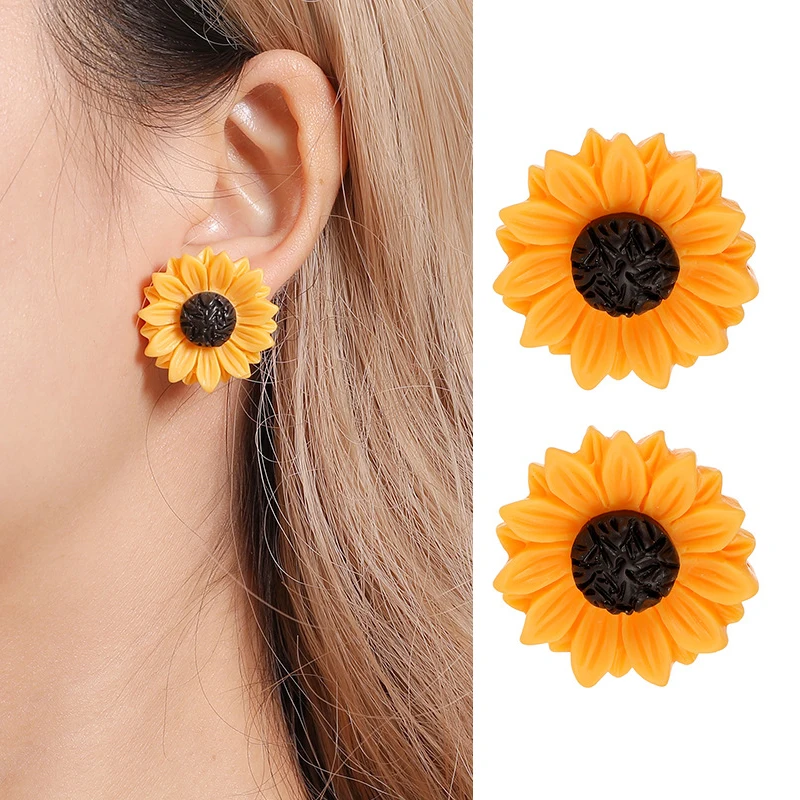 Cartoon Sunflower Earing For Women Fashion Big Sun Flower Statement Earring Korean Stud PersonalityJewelry For Best Friend Gift
Cartoon Sunflower Earing For Women Fashion Big Sun Flower Statement Earring Korean Stud PersonalityJewelry For Best Friend Gift