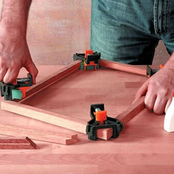 4pcs/set Woodworking Corner Clip Single Handle 90 Corner Clamp Multifunction Angle Clamp Right Angle Clip Fixer Clamp Tool
4pcs/set Woodworking Corner Clip Single Handle 90 Corner Clamp Multifunction Angle Clamp Right Angle Clip Fixer Clamp Tool