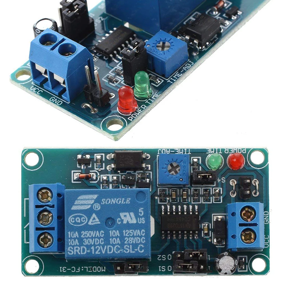 DC 12V Time Delay Switch Trigger Circuit Car Buzzer Timer Electronics Automation Relay Module Timing Board Control Digital
DC 12V Time Delay Switch Trigger Circuit Car Buzzer Timer Electronics Automation Relay Module Timing Board Control Digital