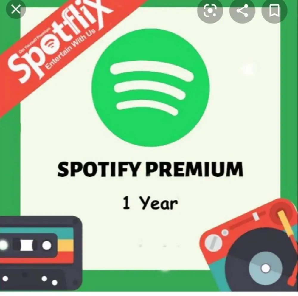 1 whole year Spotify Premium service gift card Time HIFI High-end lifetime Music Official Master Offline Listening Music Player
1 whole year Spotify Premium service gift card Time HIFI High-end lifetime Music Official Master Offline Listening Music Player
