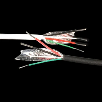 4core USB cable Android DIY Wire TPE data cable shielded aluminum foil OD 3.0 fast charging 2A Shielded charging cable
4core USB cable Android DIY Wire TPE data cable shielded aluminum foil OD 3.0 fast charging 2A Shielded charging cable