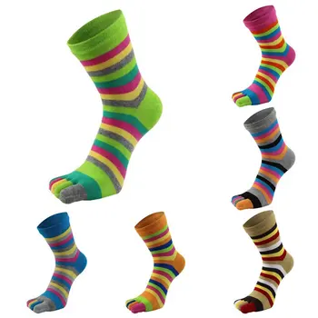 Women Five-fingered Socks Fashion Funny Stripe Tow Cotton Soft Comfortable Breathable Casual With Toes Colorful Short Socks
Women Five-fingered Socks Fashion Funny Stripe Tow Cotton Soft Comfortable Breathable Casual With Toes Colorful Short Socks