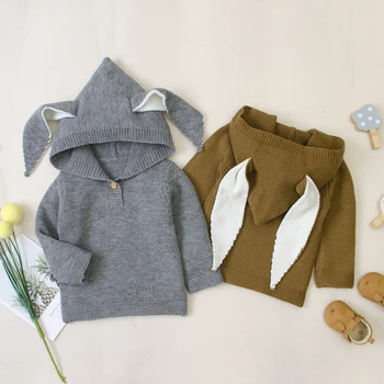 Winter Baby Girl Boy Sweaters Clothes Funny Rabbit Ear Knitted Newborn Bebes Pullovers Tops Long Sleeves Toddler Infant Knitwear
Winter Baby Girl Boy Sweaters Clothes Funny Rabbit Ear Knitted Newborn Bebes Pullovers Tops Long Sleeves Toddler Infant Knitwear