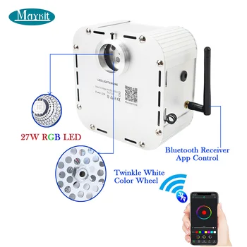 Maykit APP RF Sound control Microphone Fiber optic light engine project for 24V DC star ceiling hobby meeting sensory curtain
Maykit APP RF Sound control Microphone Fiber optic light engine project for 24V DC star ceiling hobby meeting sensory curtain