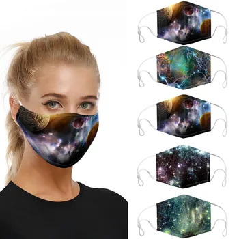 5PCS Fashion Starry Sky Print Mouth Mask Dust Protection Washable Reusable Fabric Earloop Mask Breathable Coldproof Mascarillas
5PCS Fashion Starry Sky Print Mouth Mask Dust Protection Washable Reusable Fabric Earloop Mask Breathable Coldproof Mascarillas