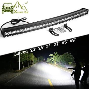 3D Lens Curved Led Light Bar Offroad For 12V 24V Truck ATV SUV Niva 4x4 Off road Flood Spot Combo Led Barra Driving Work Lights
3D Lens Curved Led Light Bar Offroad For 12V 24V Truck ATV SUV Niva 4x4 Off road Flood Spot Combo Led Barra Driving Work Lights