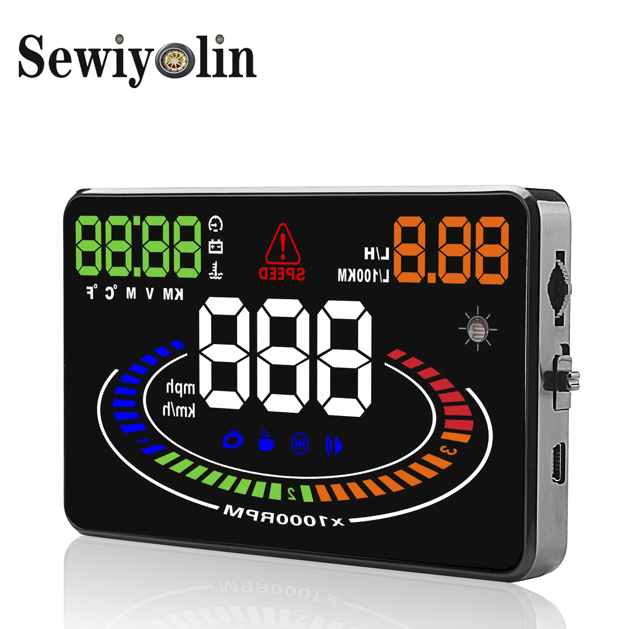 2020 New E300 HUD Head Up Display Auto HUD OBD2 Car Speed Projector KMH MPH Speedometer Car Detector Oil Consumption Car Parts
2020 New E300 HUD Head Up Display Auto HUD OBD2 Car Speed Projector KMH MPH Speedometer Car Detector Oil Consumption Car Parts