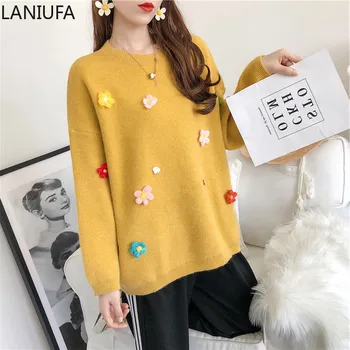 Autumn sweet Casual Sweater Women Knitted O-Neck Sweater Casual Loose Jumper Slim Women Sweater Elasticity Pullovers mujer Y887 
Autumn sweet Casual Sweater Women Knitted O-Neck Sweater Casual Loose Jumper Slim Women Sweater Elasticity Pullovers mujer Y887