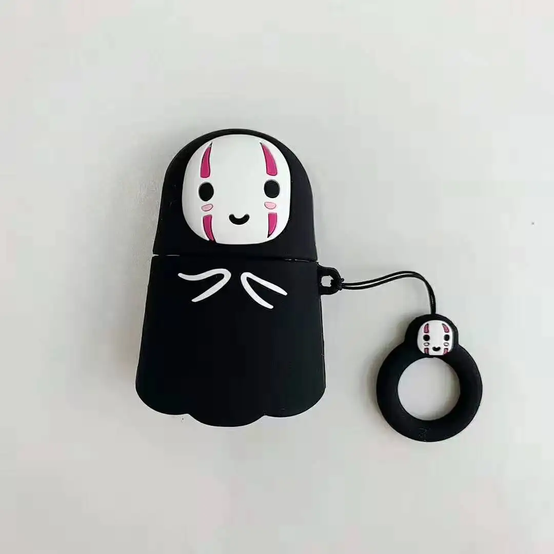 Spirited Away Ghibli Miyazaki Anime Kaonashi Bluetooth Wireless EarphoneNo Face Man Faceless Earphone Cases For Apple Airpods 
Spirited Away Ghibli Miyazaki Anime Kaonashi Bluetooth Wireless EarphoneNo Face Man Faceless Earphone Cases For Apple Airpods